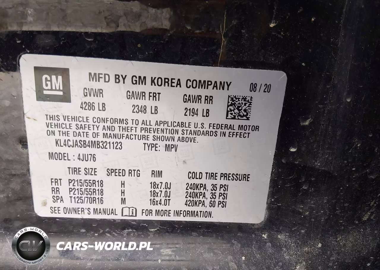 2021 Buick Encore Fwd Preferred VIN:KL4CJASB4MB321123 - 9