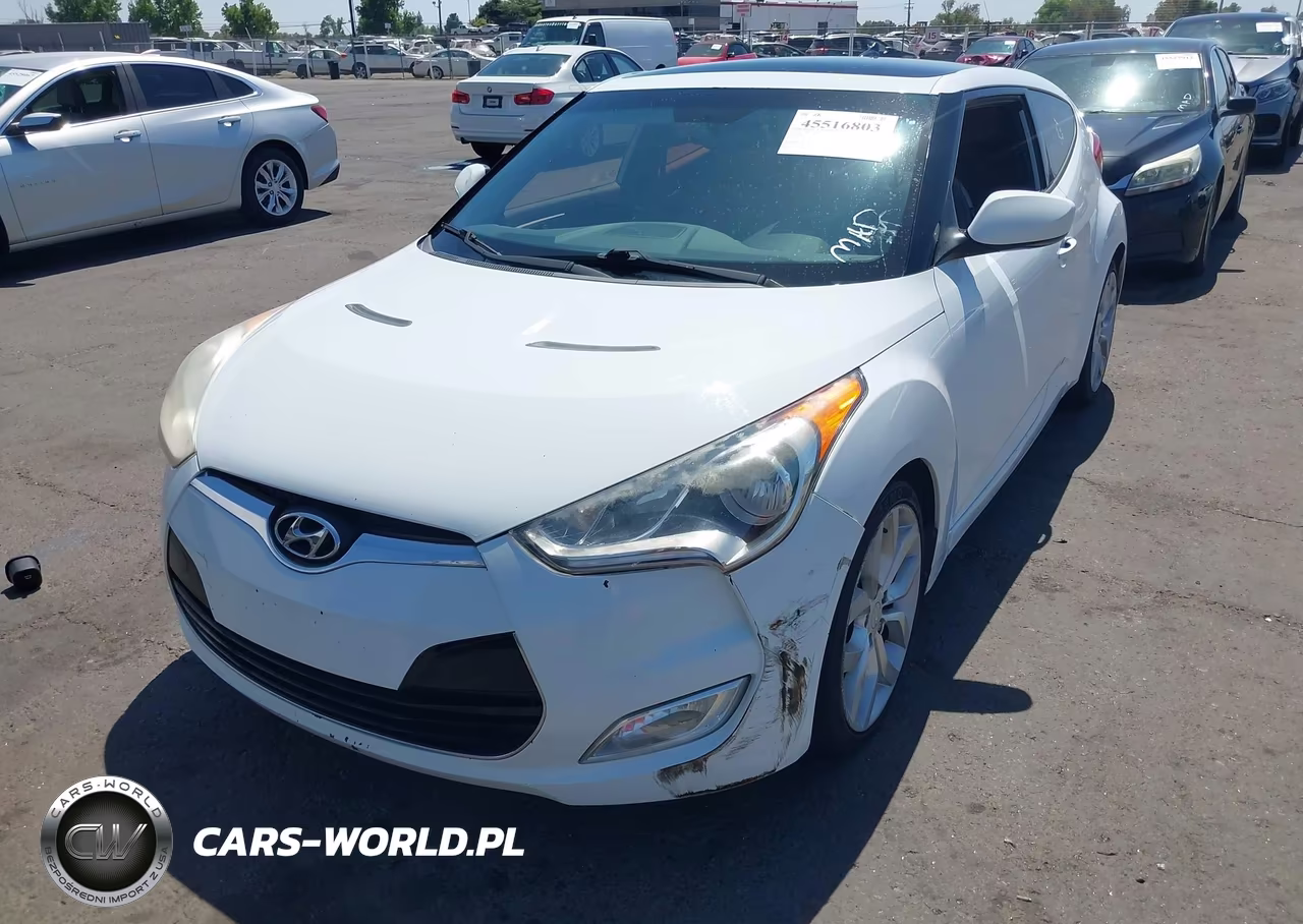 2012 Hyundai Veloster Base W-Gray VIN:KMHTC6AD5CU047137 - 2