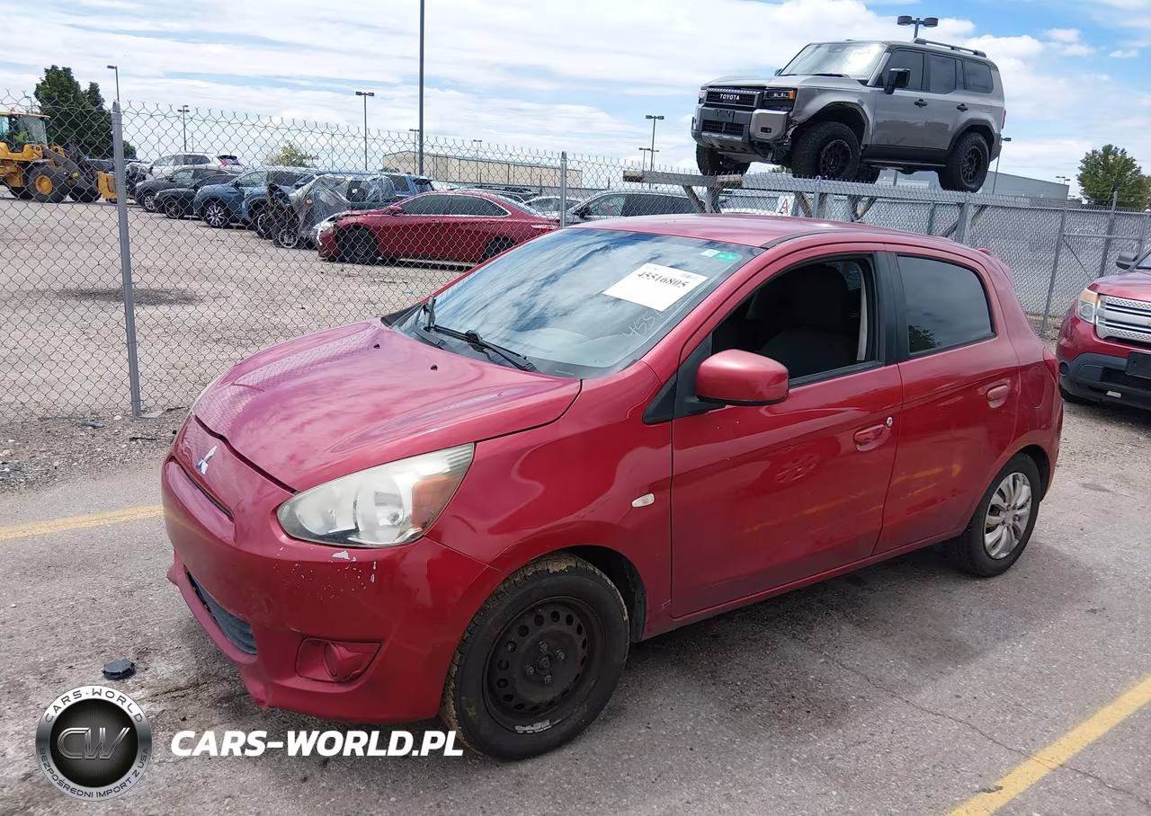 2015 Mitsubishi Mirage De VIN:ML32A3HJ9FH046086 - 2