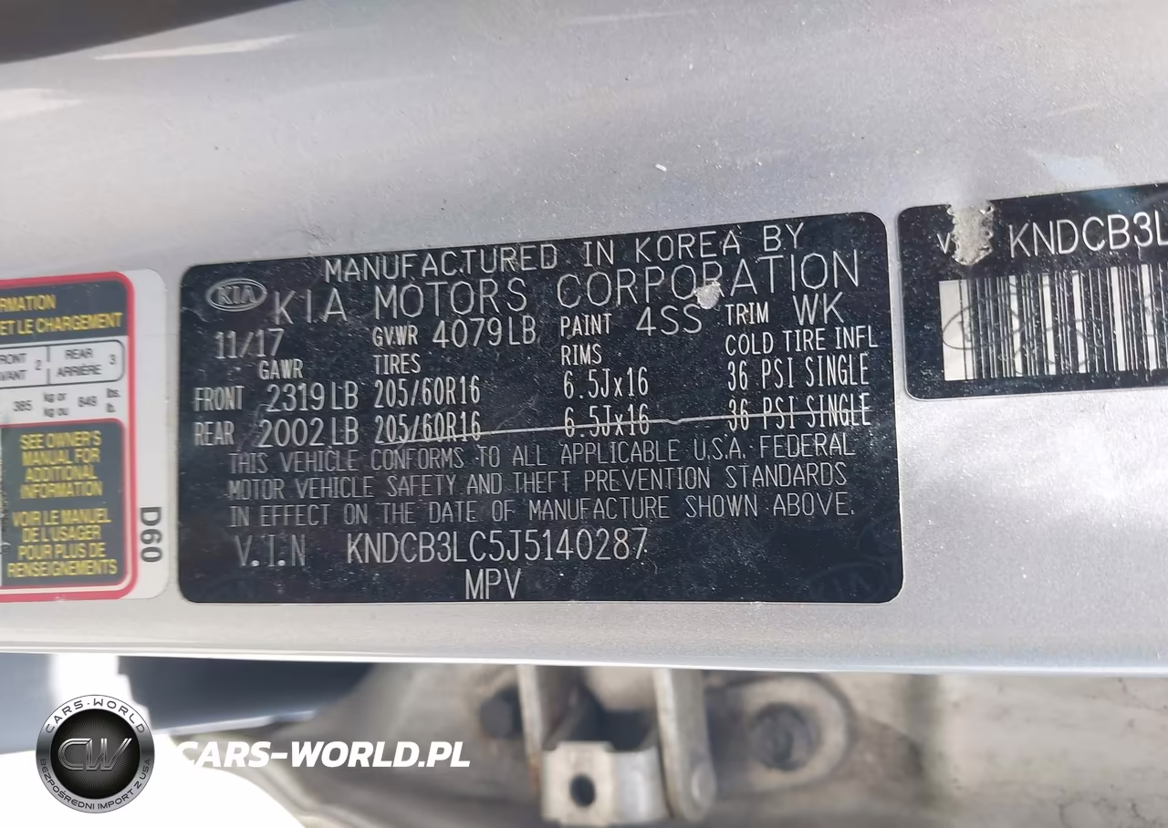 2018 Kia Niro Fe VIN:KNDCB3LC5J5140287 - 9
