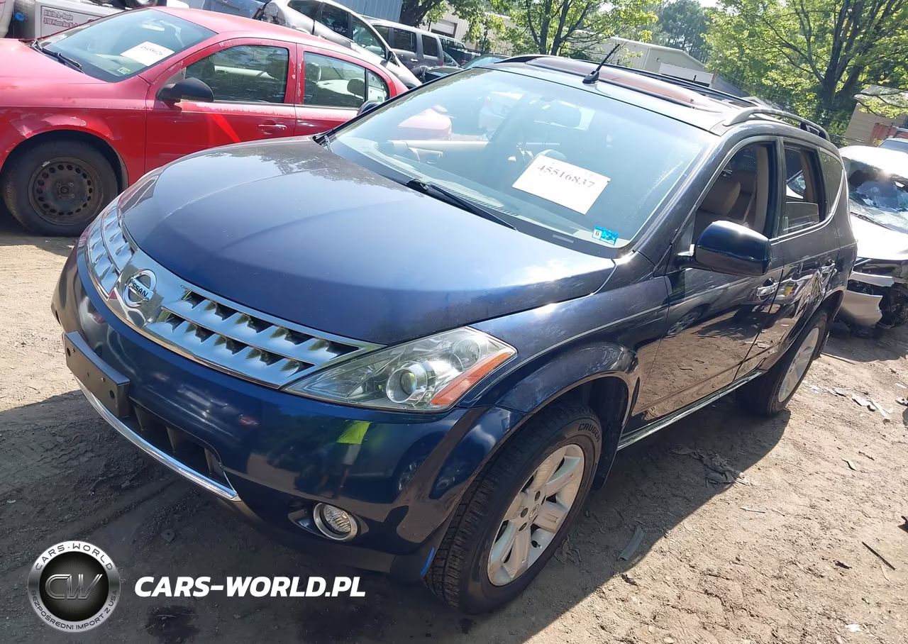 2006 Nissan Murano Sl VIN:JN8AZ08W86W541231 - 2