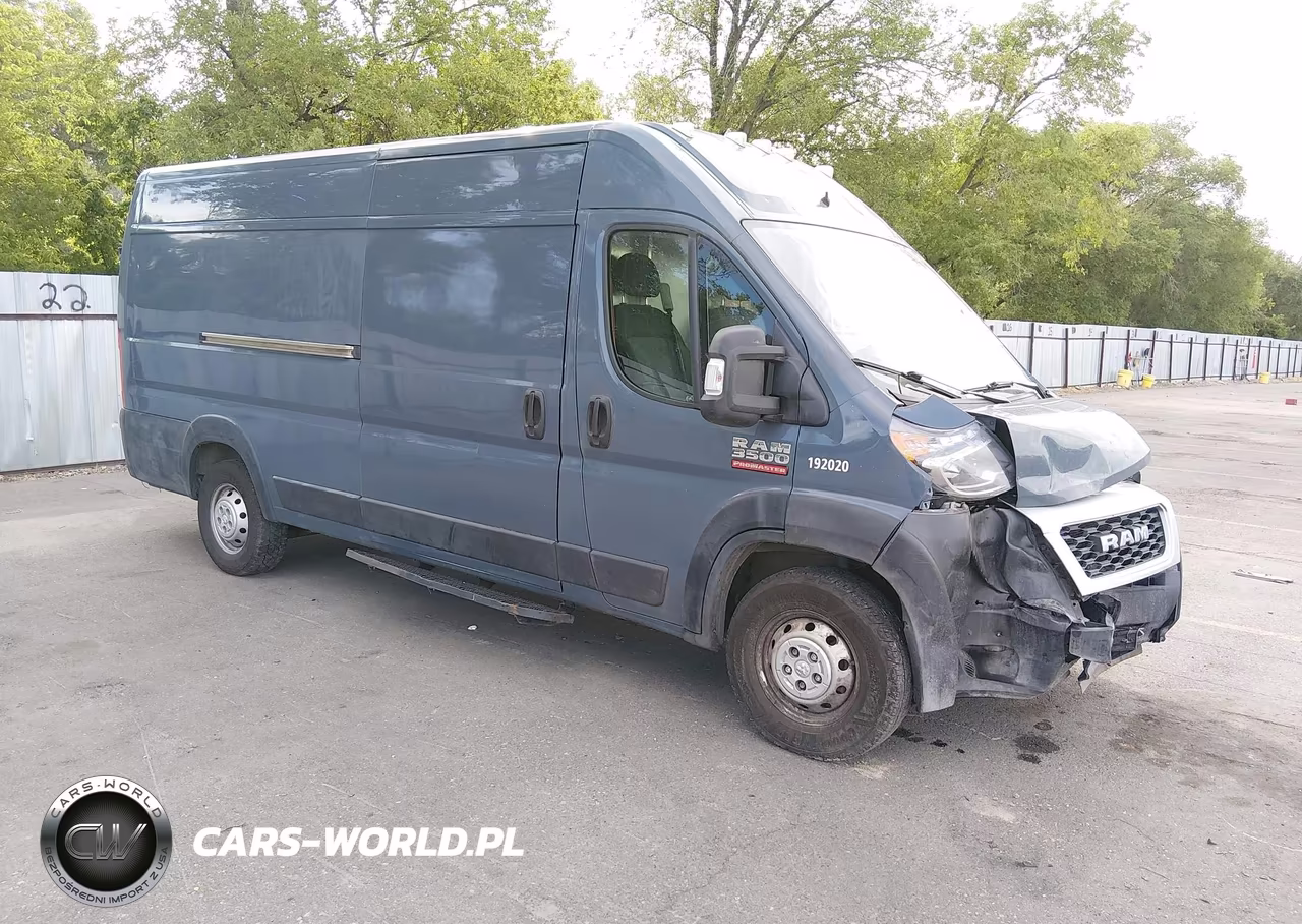 2020 Ram Promaster 3500 Cargo Van High Roof 159 Wb Ext VIN:3C6URVJG2LE113063 - 1