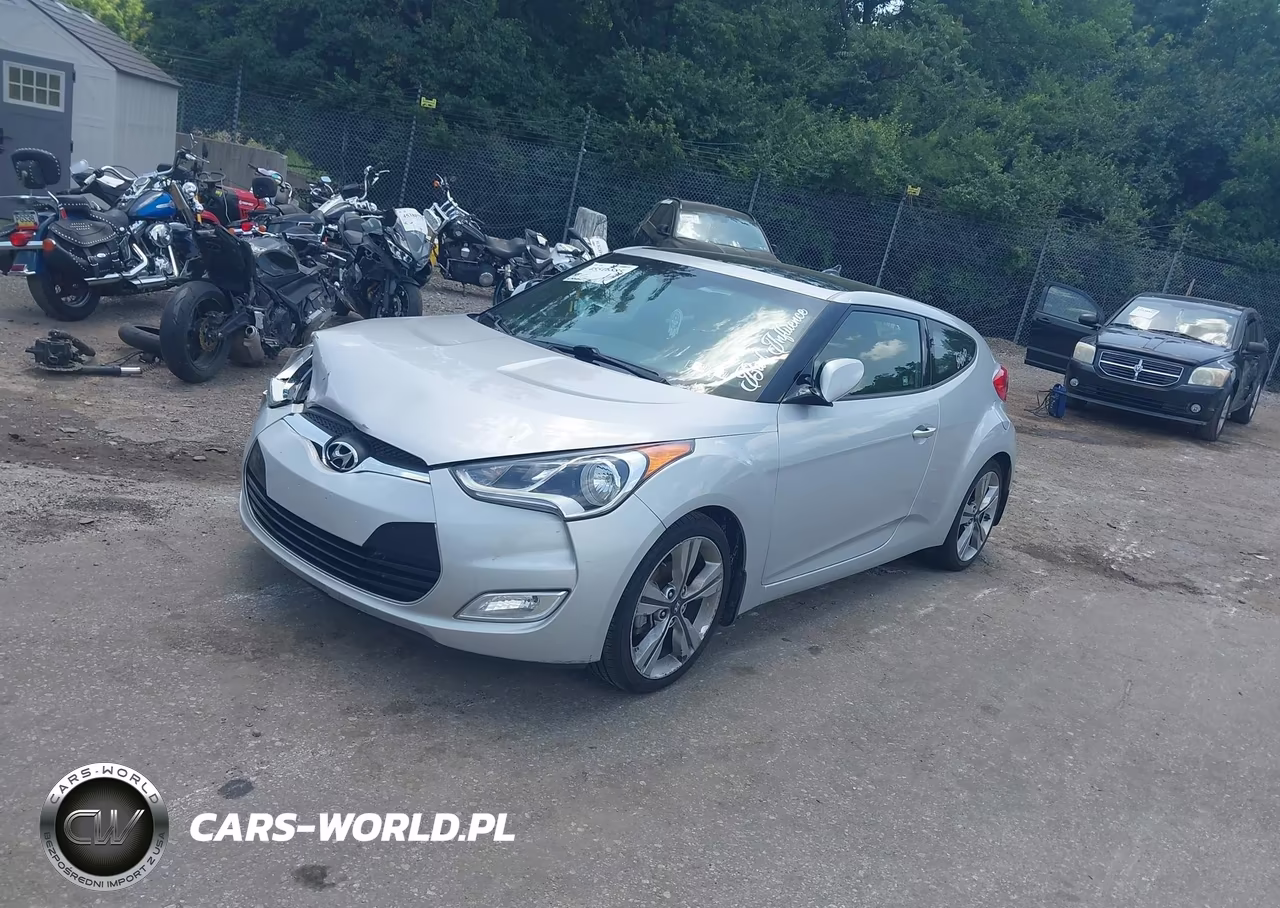2016 Hyundai Veloster VIN:KMHTC6ADXGU296782 - 2