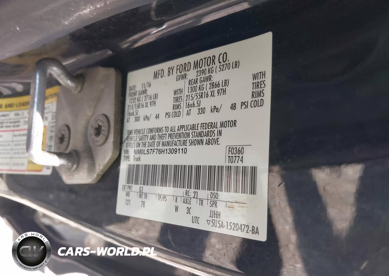 2017 Ford Transit Connect Xlt VIN:NM0LS7F76H1309110 - 9