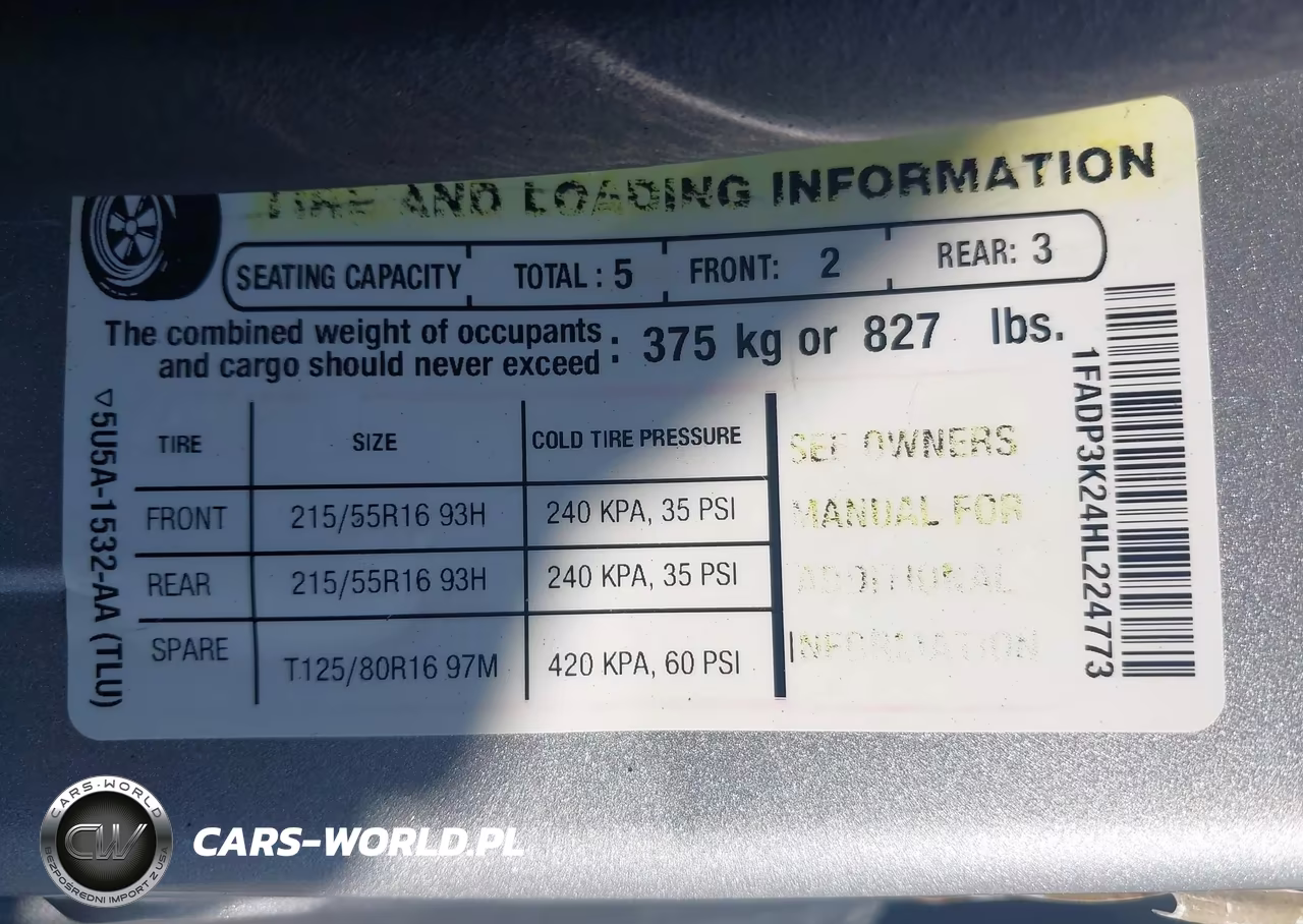 2017 Ford Focus Se VIN:1FADP3K24HL224773 - 9