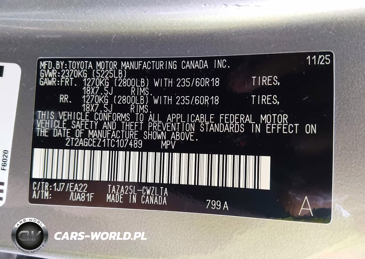 2026 Lexus Nx 350 VIN:2T2AGCEZ1TC107489 - 9