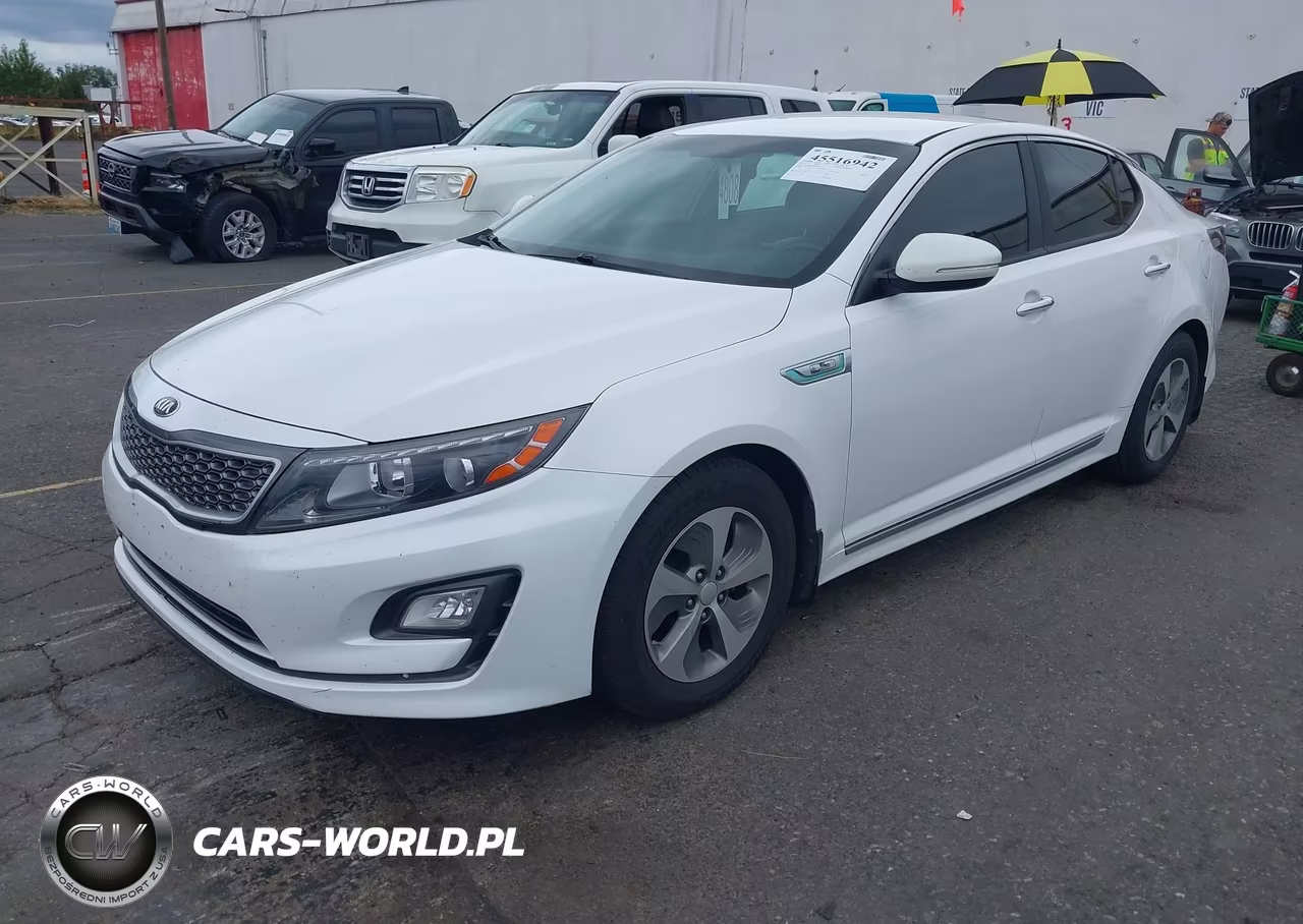 2014 Kia Optima Hybrid Lx VIN:KNAGM4AD8E5073927 - 2