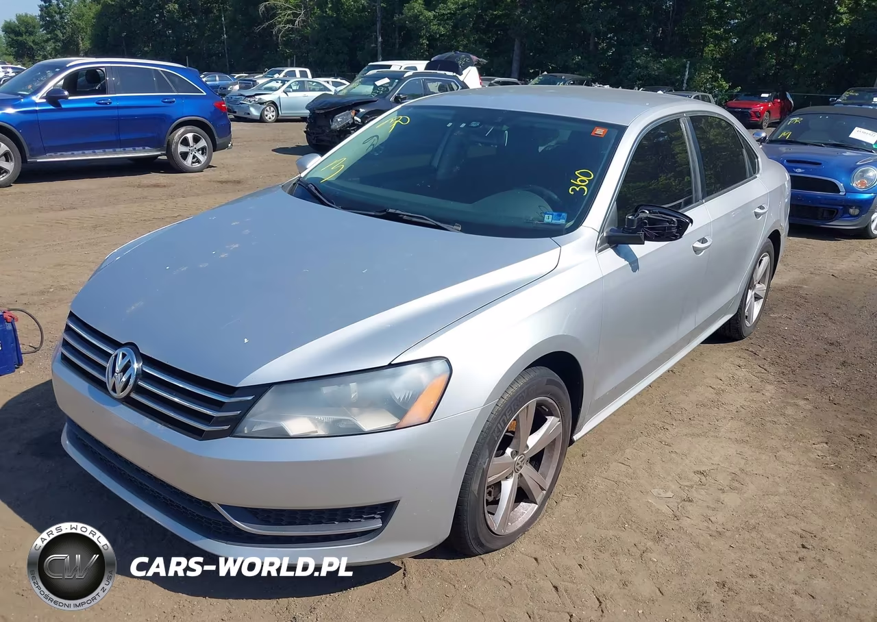 2012 Volkswagen Passat 2.5L Se VIN:1VWBP7A32CC074400 - 2