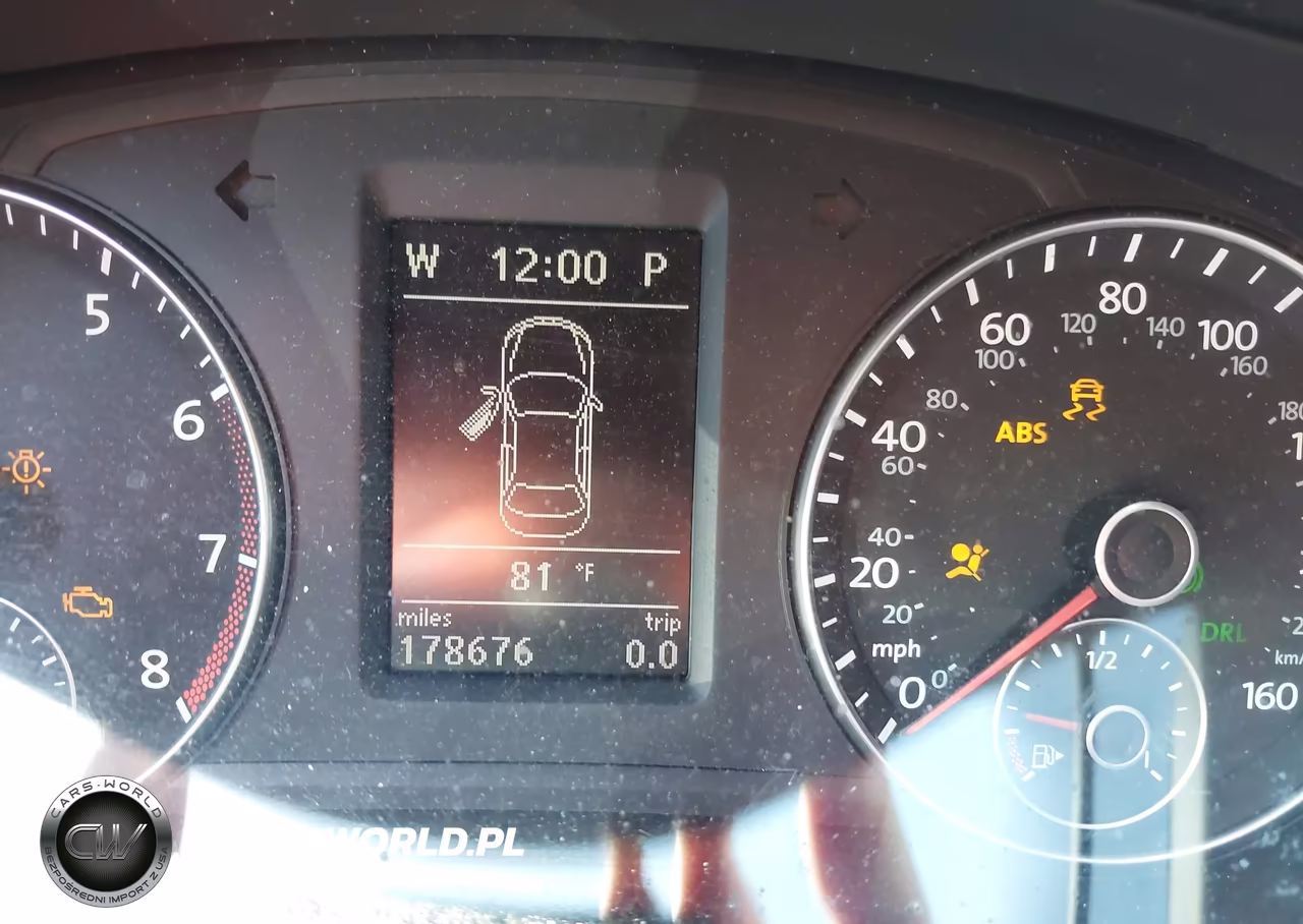 2012 Volkswagen Passat 2.5L Se VIN:1VWBP7A32CC074400 - 7