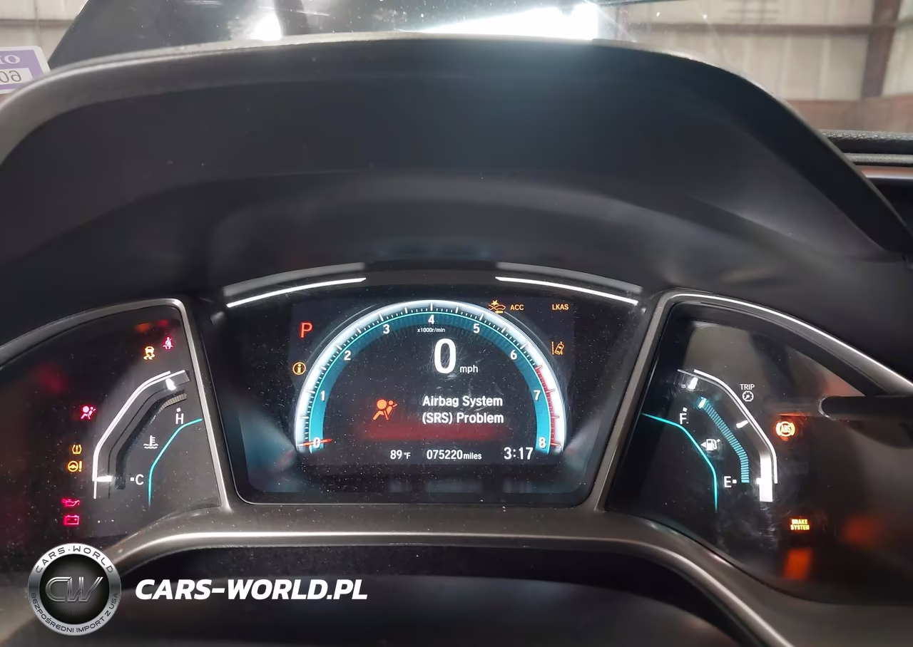 2019 Honda Civic Ex VIN:2HGFC1F38KH651093 - 7