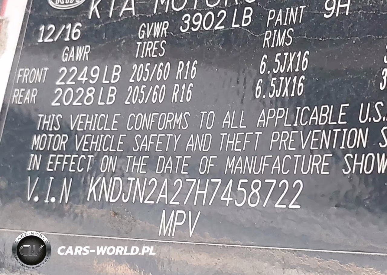 2017 Kia Soul VIN:KNDJN2A27H7458722 - 9