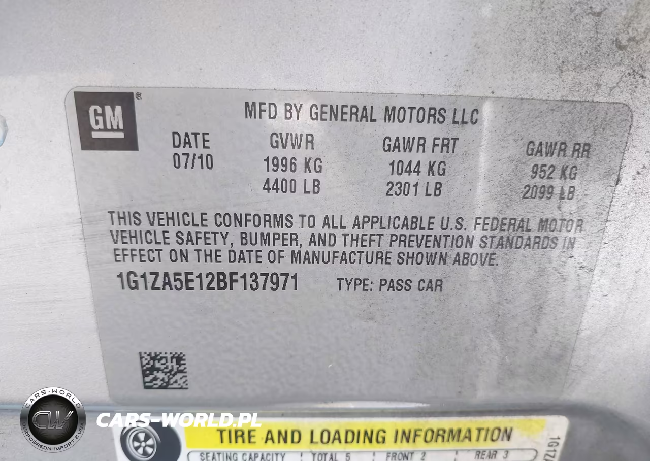 2011 Chevrolet Malibu Ls VIN:1G1ZA5E12BF137971 - 9