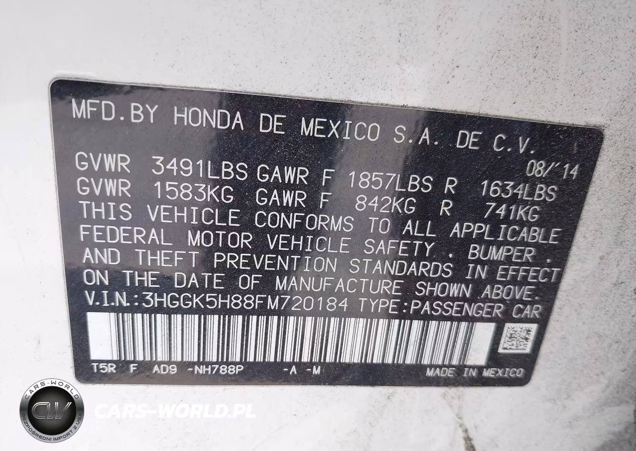 2015 Honda Fit Ex-Ex-L VIN:3HGGK5H88FM720184 - 9