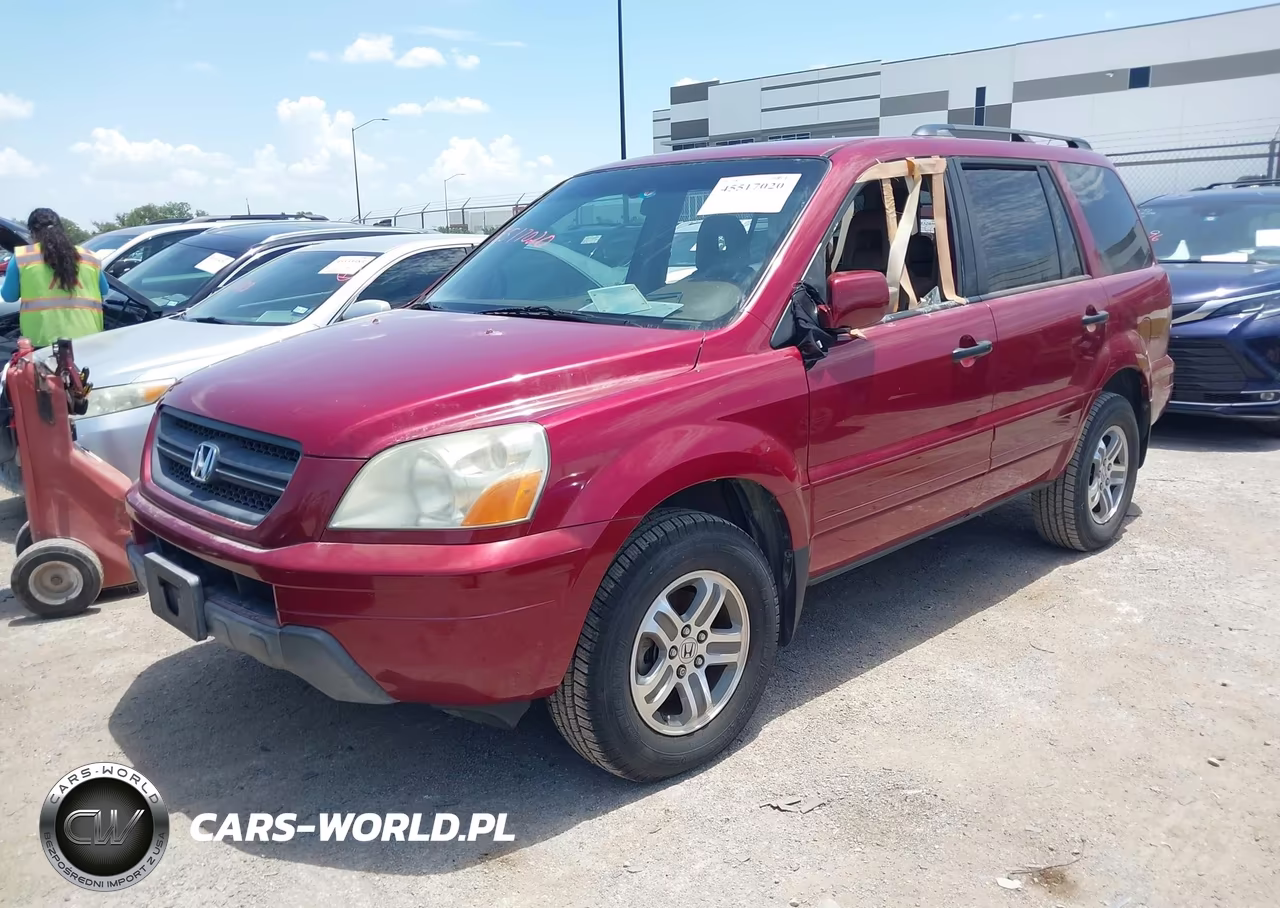 2005 Honda Pilot Ex-L VIN:5FNYF18575B022433 - 2