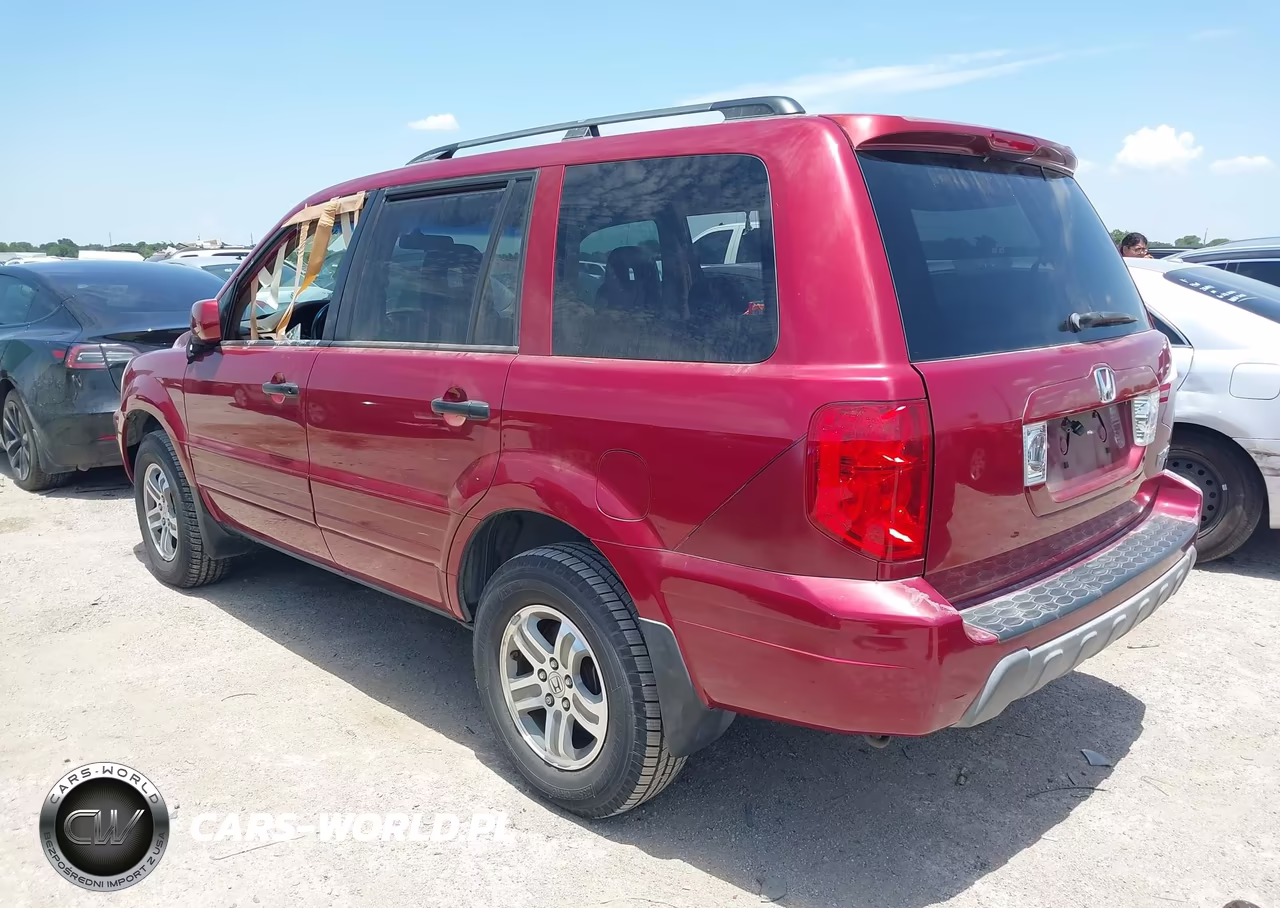 2005 Honda Pilot Ex-L VIN:5FNYF18575B022433 - 3