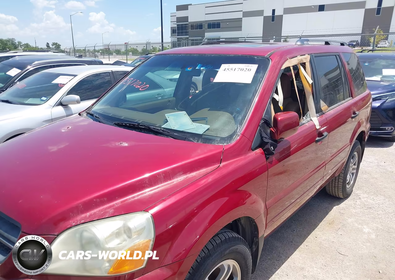 2005 Honda Pilot Ex-L VIN:5FNYF18575B022433 - 6