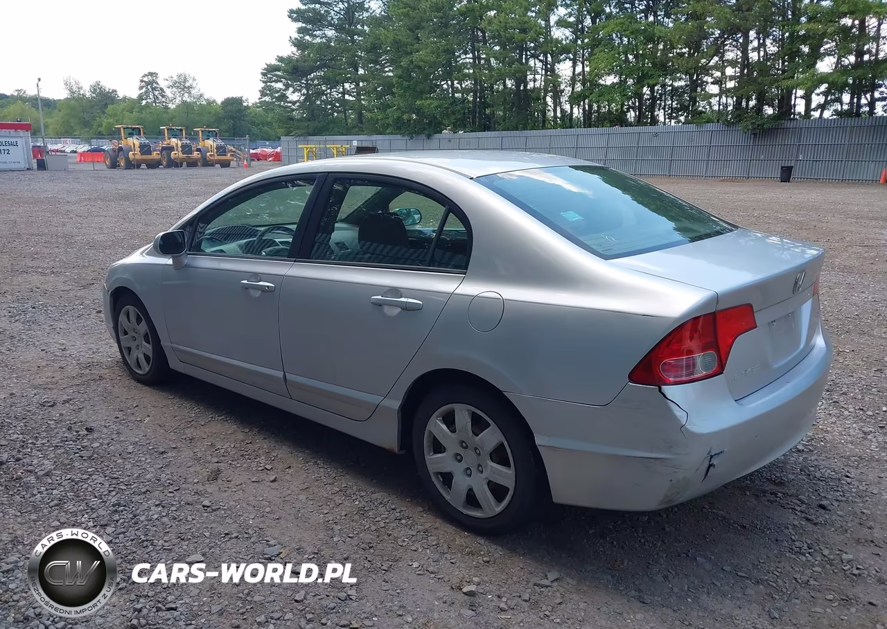 2007 Honda Civic Lx VIN:1HGFA16577L033507 - 3