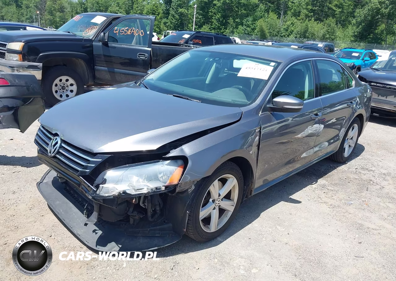 2014 Volkswagen Passat 1.8T Wolfsburg Edition VIN:1VWAT7A30EC028655 - 2
