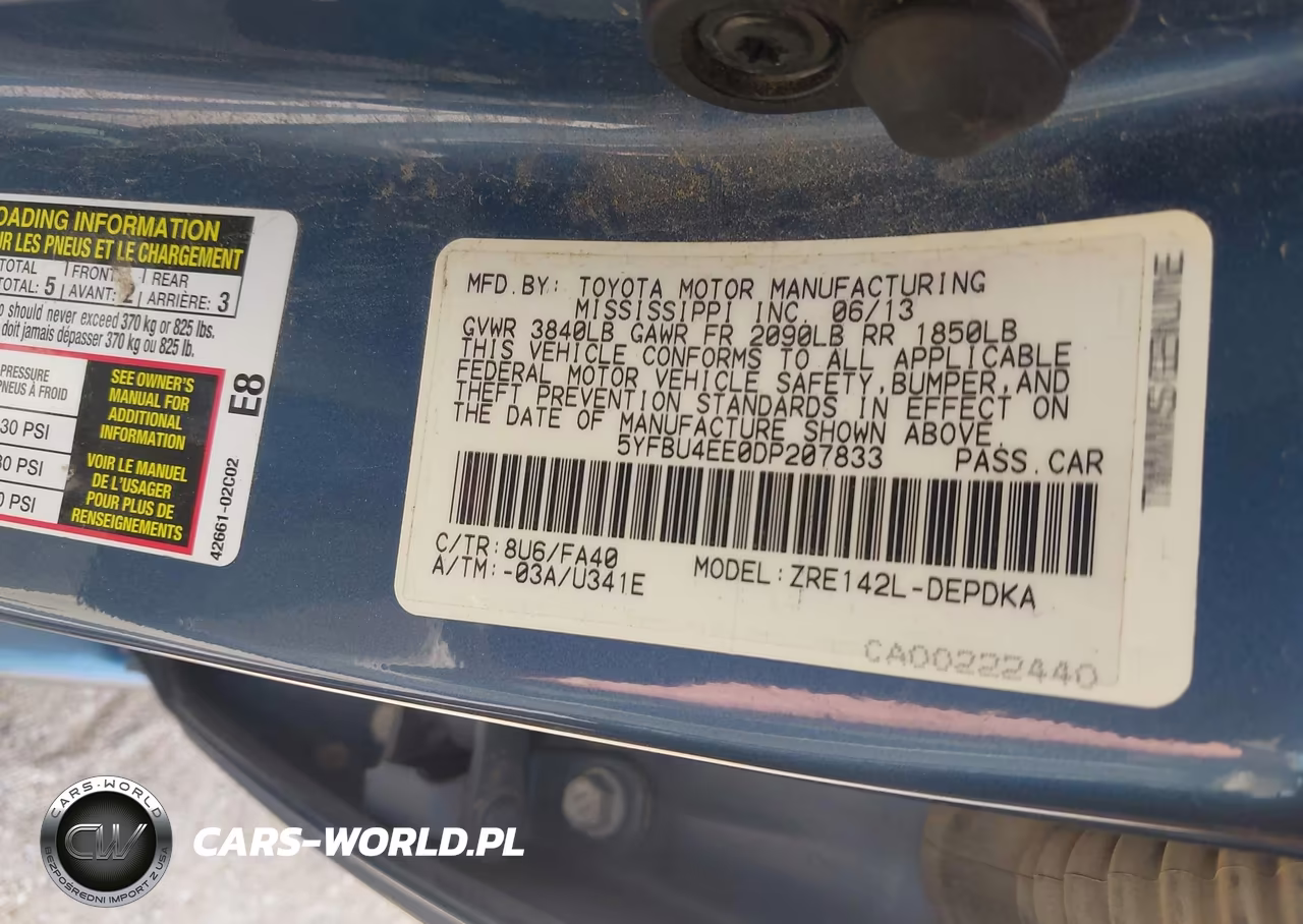 2013 Toyota Corolla L VIN:5YFBU4EE0DP207833 - 9