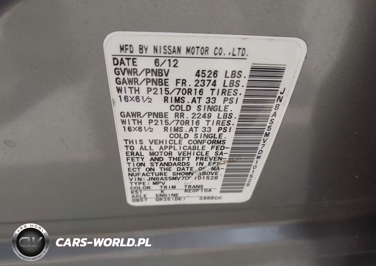2013 Nissan Rogue S VIN:JN8AS5MV7DW101528 - 9