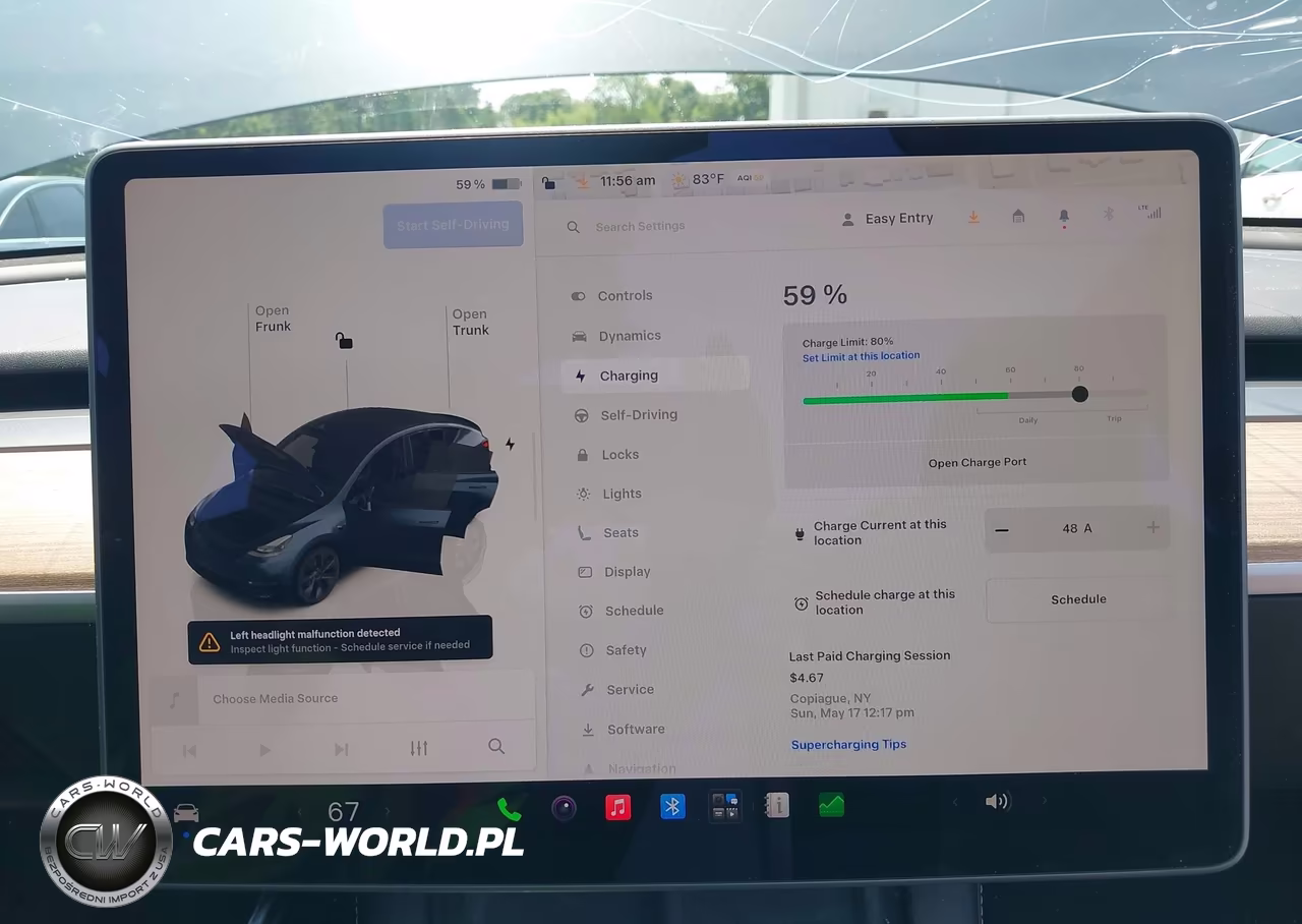 2025 Tesla Model Y Long Range Dual Motor All-Wheel Drive VIN:7SAYGDEE5SF284744 - 18