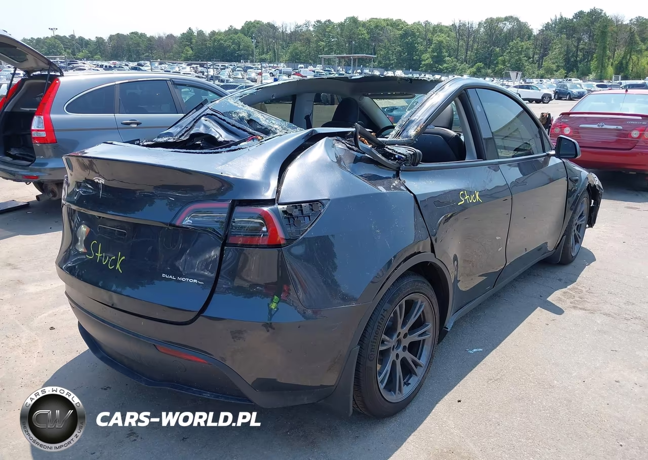 2025 Tesla Model Y Long Range Dual Motor All-Wheel Drive VIN:7SAYGDEE5SF284744 - 4