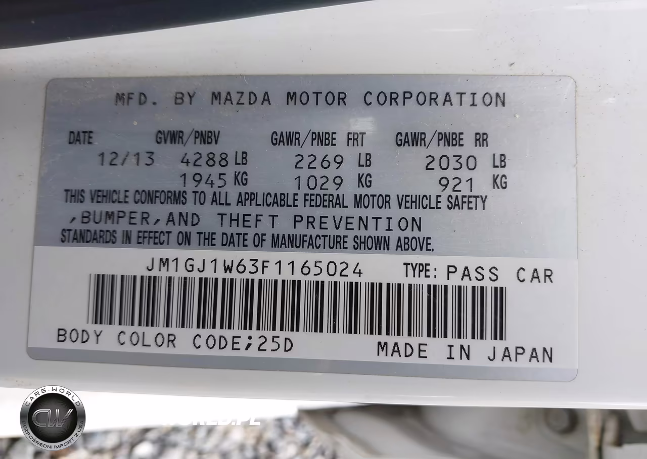 2015 Mazda Mazda6 I Grand Touring VIN:JM1GJ1W63F1165024 - 9
