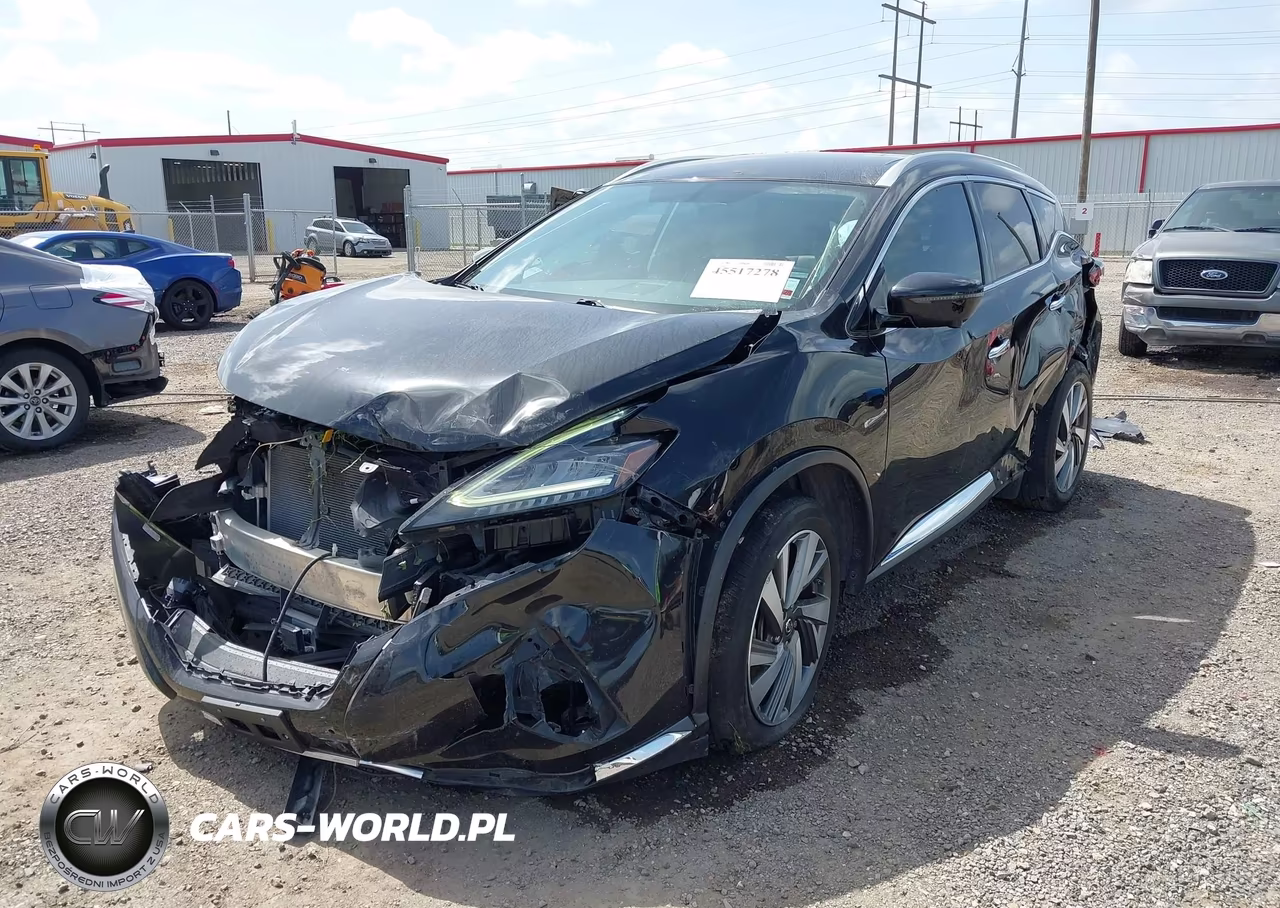 2019 Nissan Murano Sl VIN:5N1AZ2MJ7KN102020 - 2