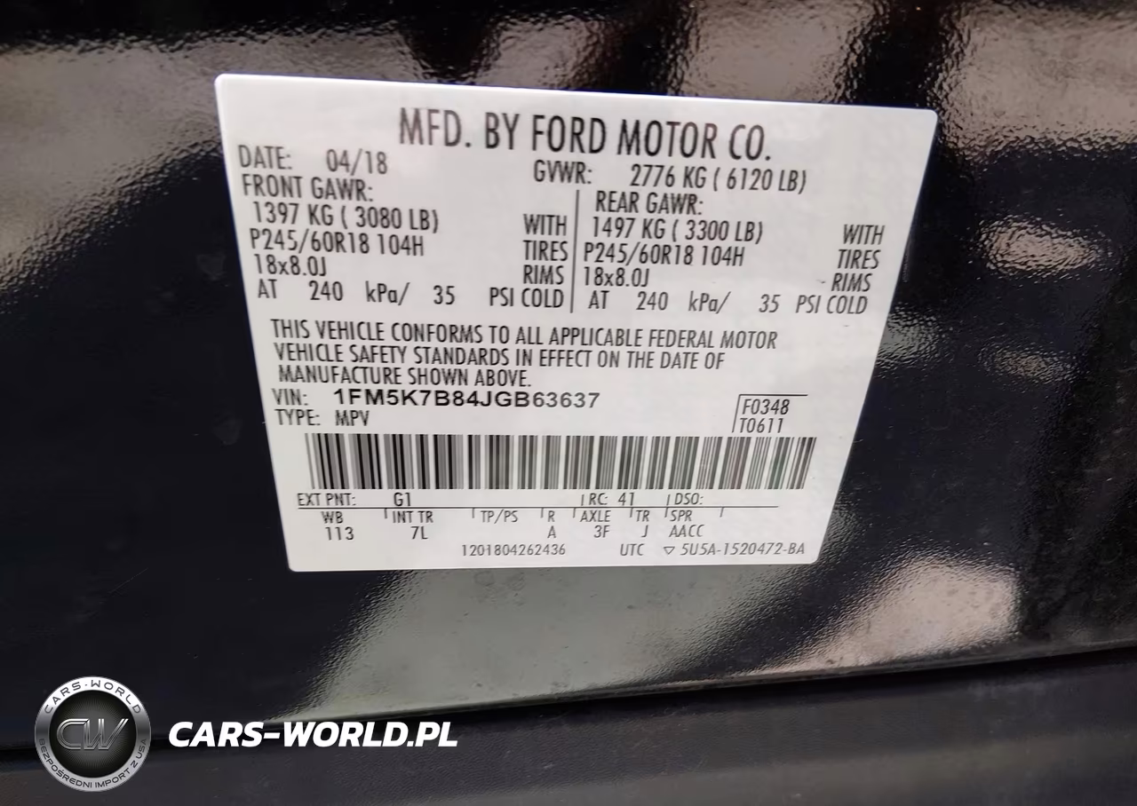 2018 Ford Explorer VIN:1FM5K7B84JGB63637 - 9