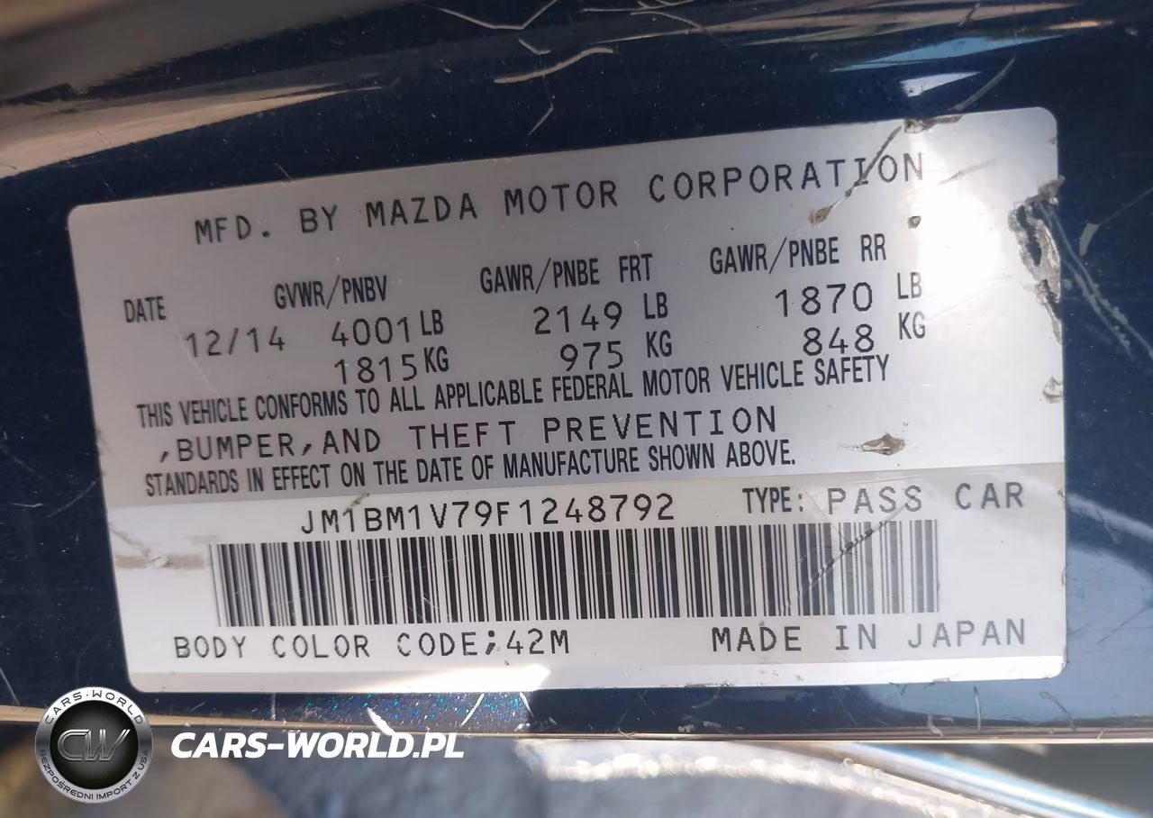 2015 Mazda Mazda3 I Touring VIN:JM1BM1V79F1248792 - 9