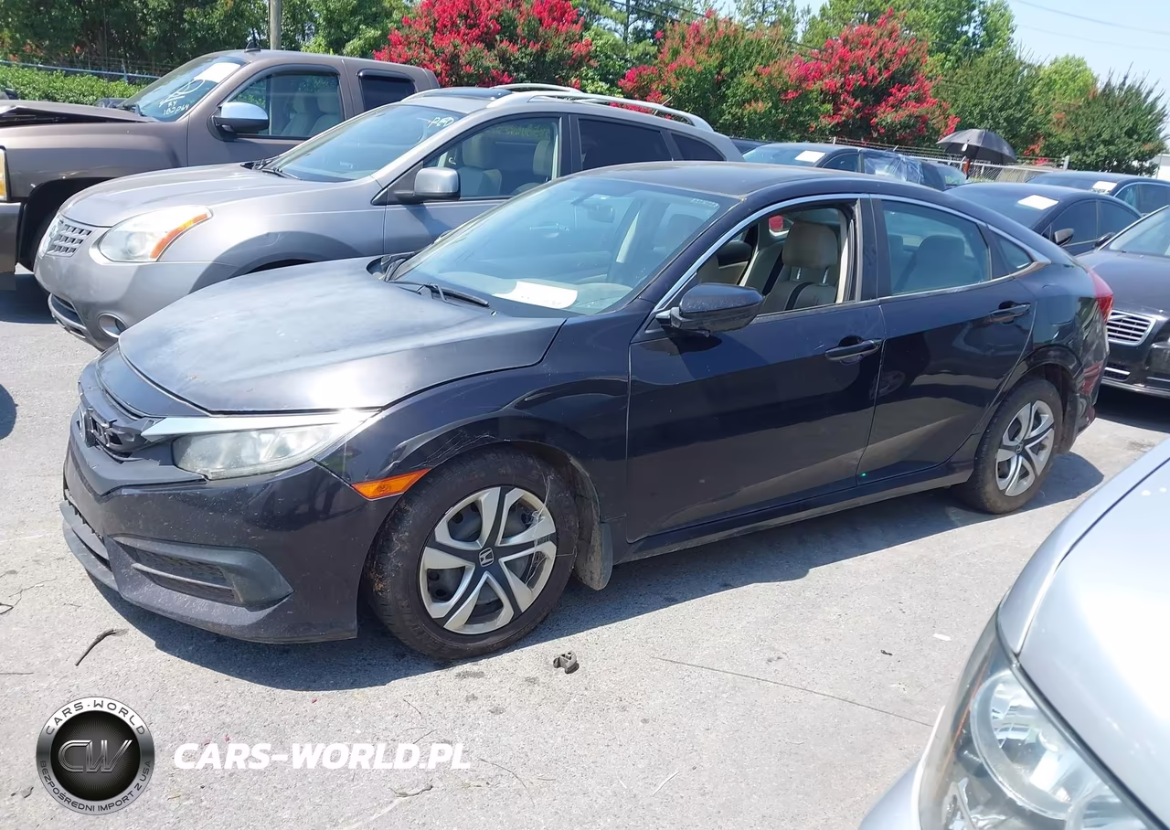 2016 Honda Civic Lx VIN:19XFC2F51GE048351 - 2