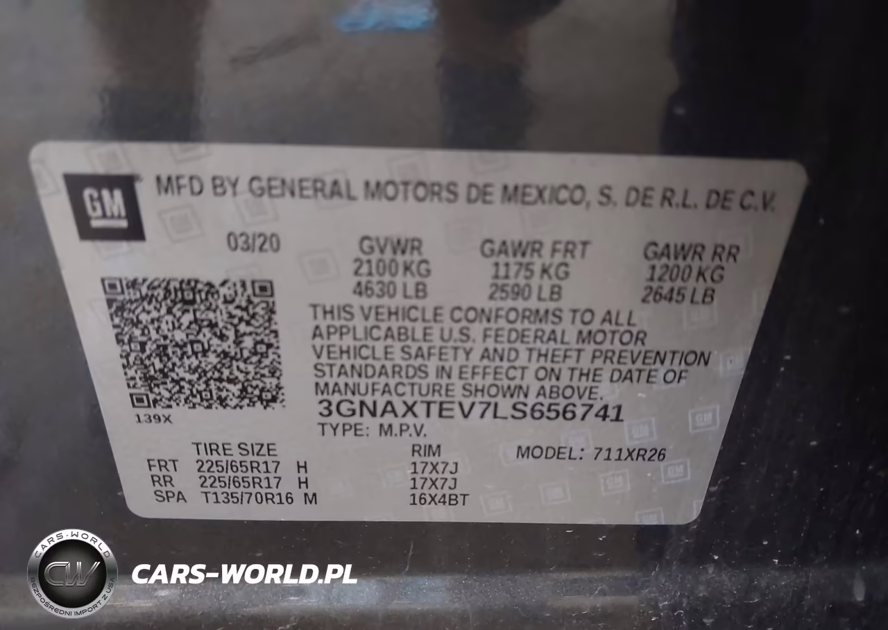 2020 Chevrolet Equinox Awd 2Fl VIN:3GNAXTEV7LS656741 - 9