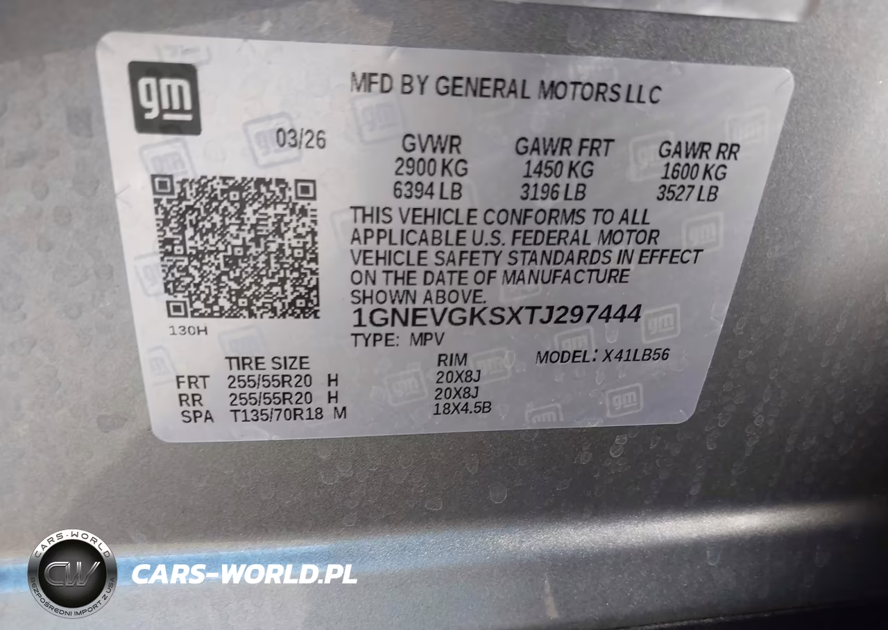 2026 Chevrolet Traverse Awd Lt VIN:1GNEVGKSXTJ297444 - 9