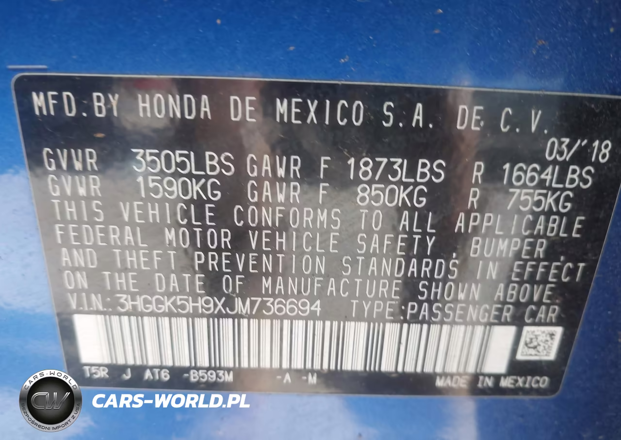 2018 Honda Fit Ex-L VIN:3HGGK5H9XJM736694 - 9