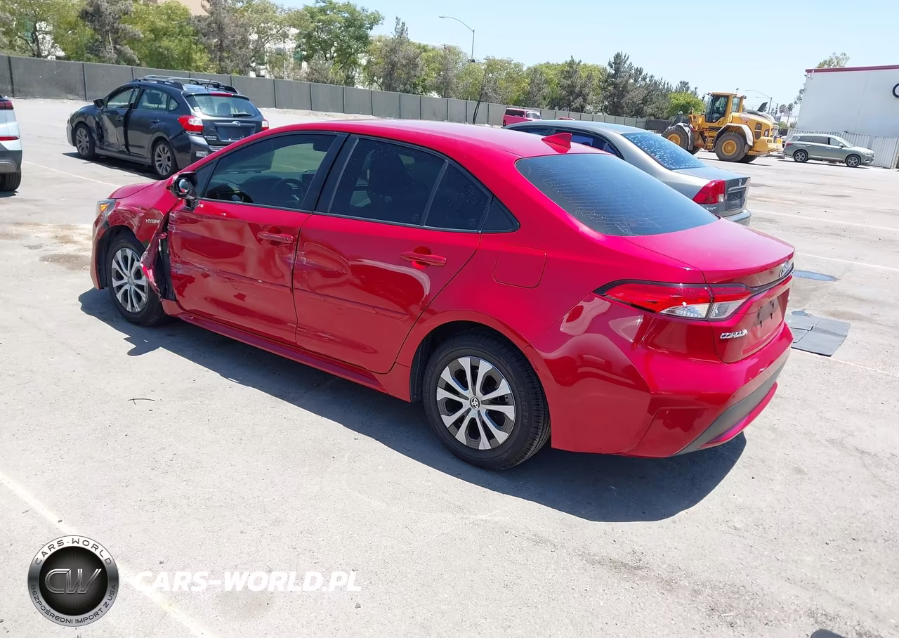 2020 Toyota Corolla Hybrid Le VIN:JTDEBRBE8LJ025854 - 3