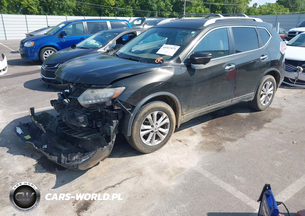 2015 Nissan Rogue Sv VIN:KNMAT2MTXFP525708 - 2