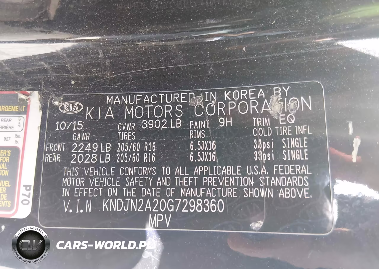 2016 Kia Soul VIN:KNDJN2A20G7298360 - 9