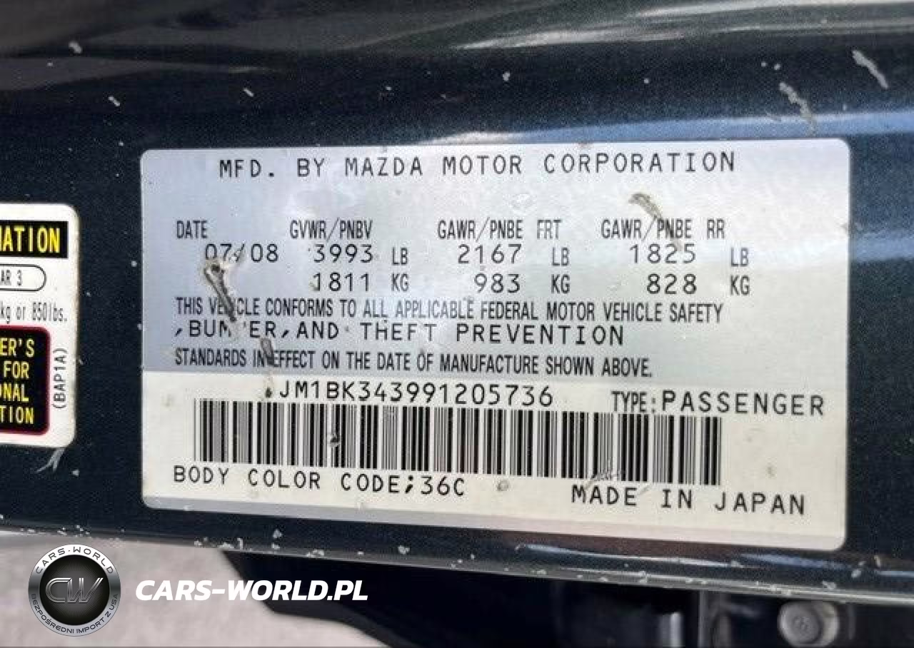 2009 Mazda Mazda3 S Sport VIN:JM1BK343991205736 - 9