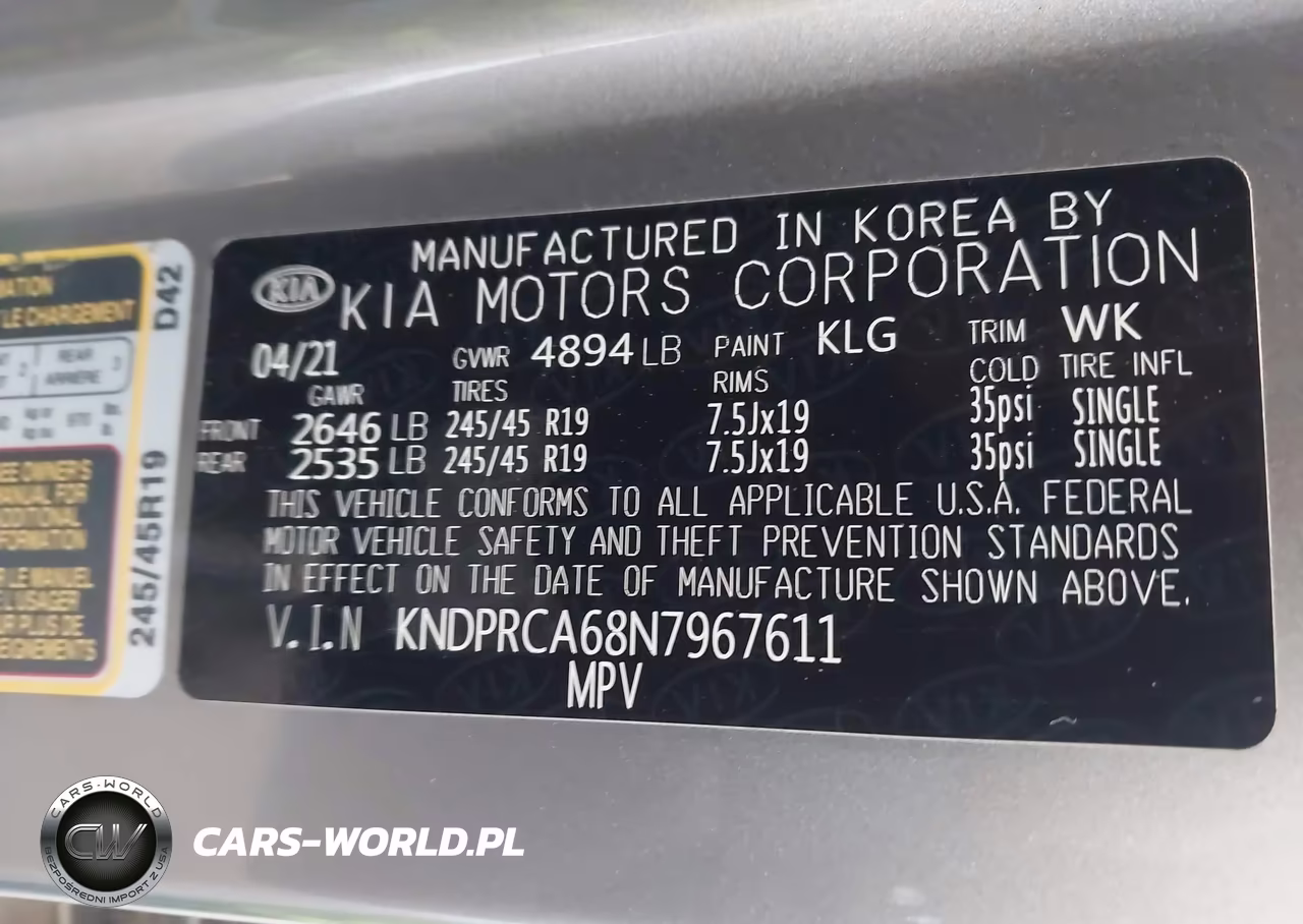 2022 Kia Sportage Sx Turbo VIN:KNDPRCA68N7967611 - 9
