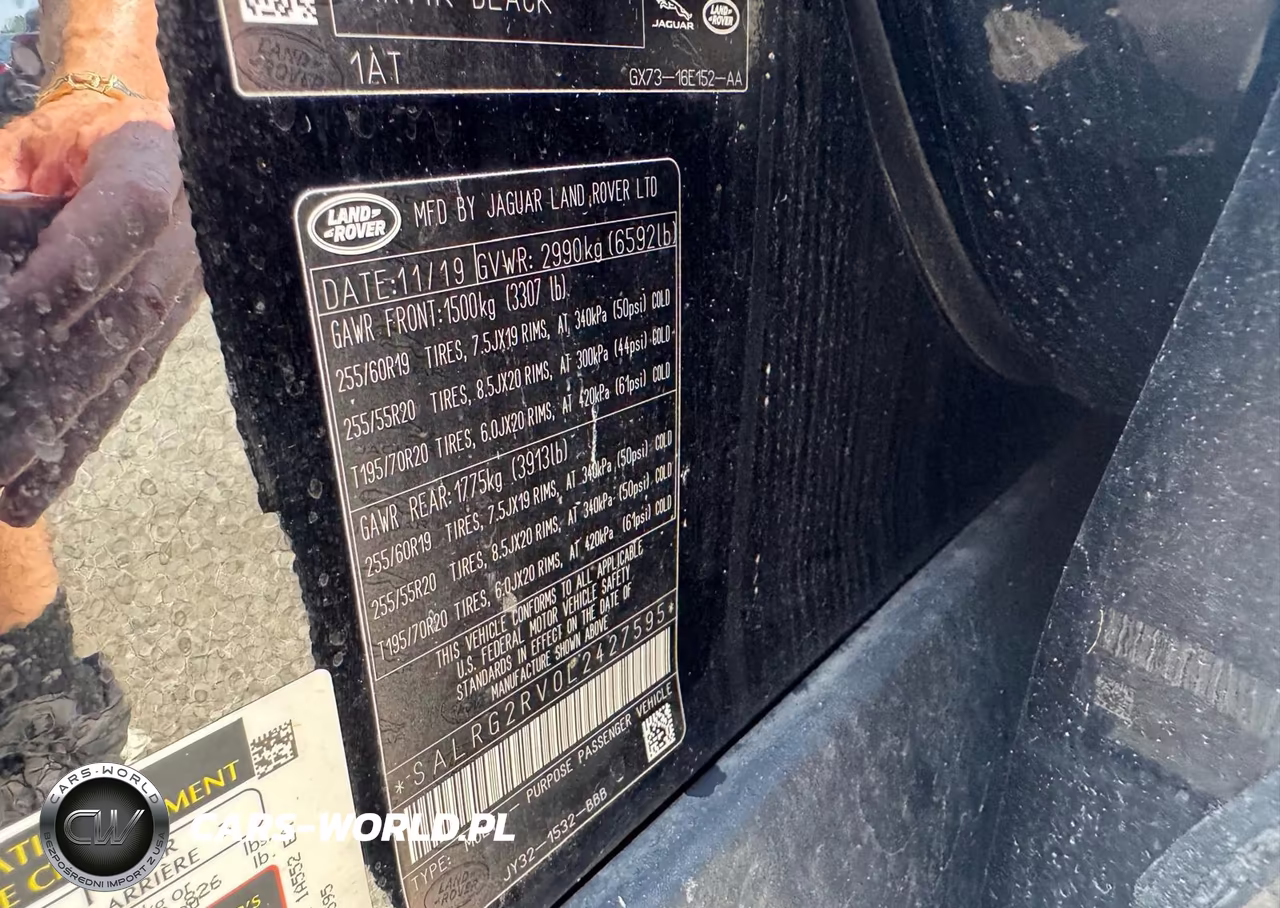 2020 Land Rover Discovery Se VIN:SALRG2RV0L2427595 - 9