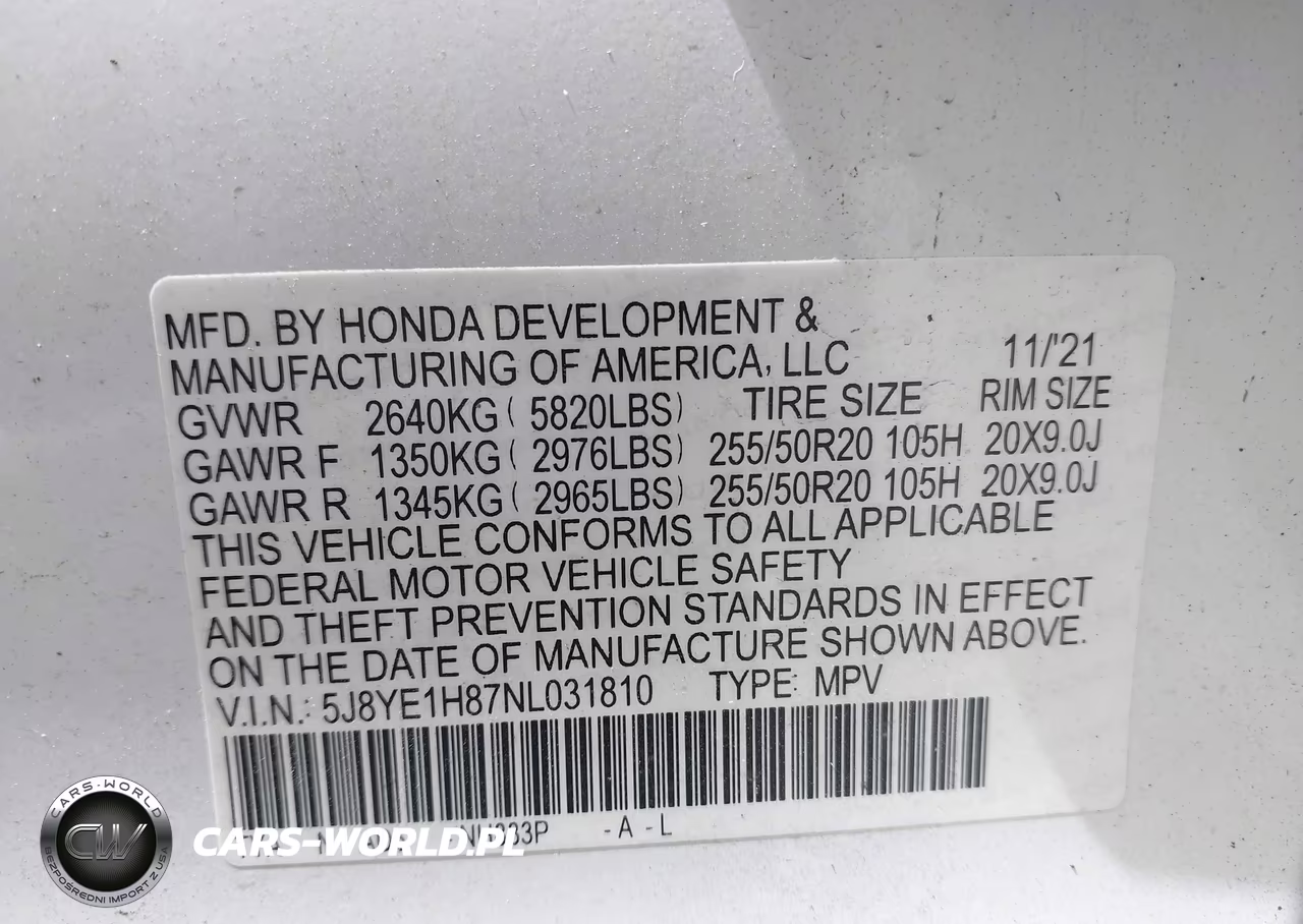 2022 Acura Mdx Advance Package VIN:5J8YE1H87NL031810 - 9