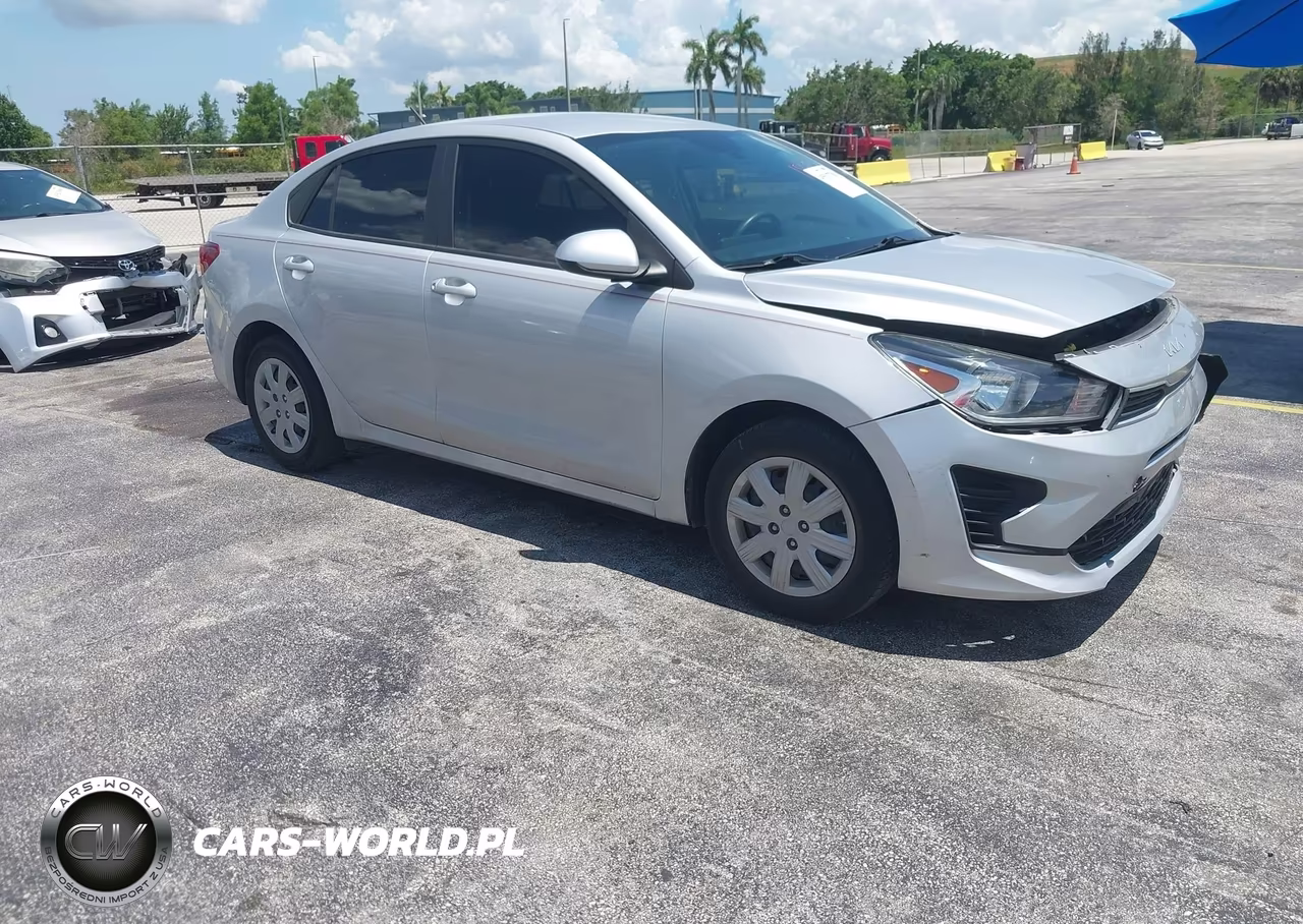 2022 Kia Rio Lx VIN:3KPA24AD1NE465909 - 1