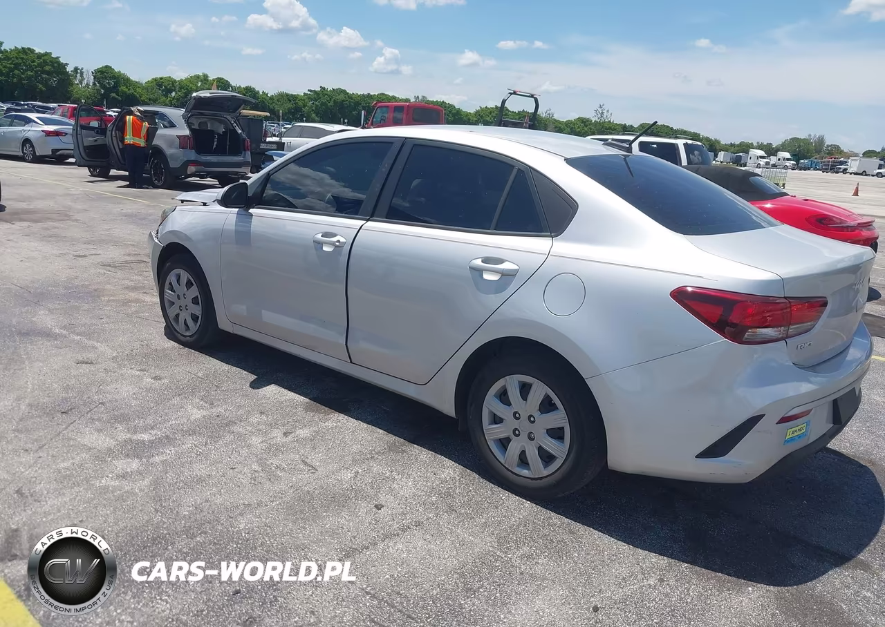 2022 Kia Rio Lx VIN:3KPA24AD1NE465909 - 3