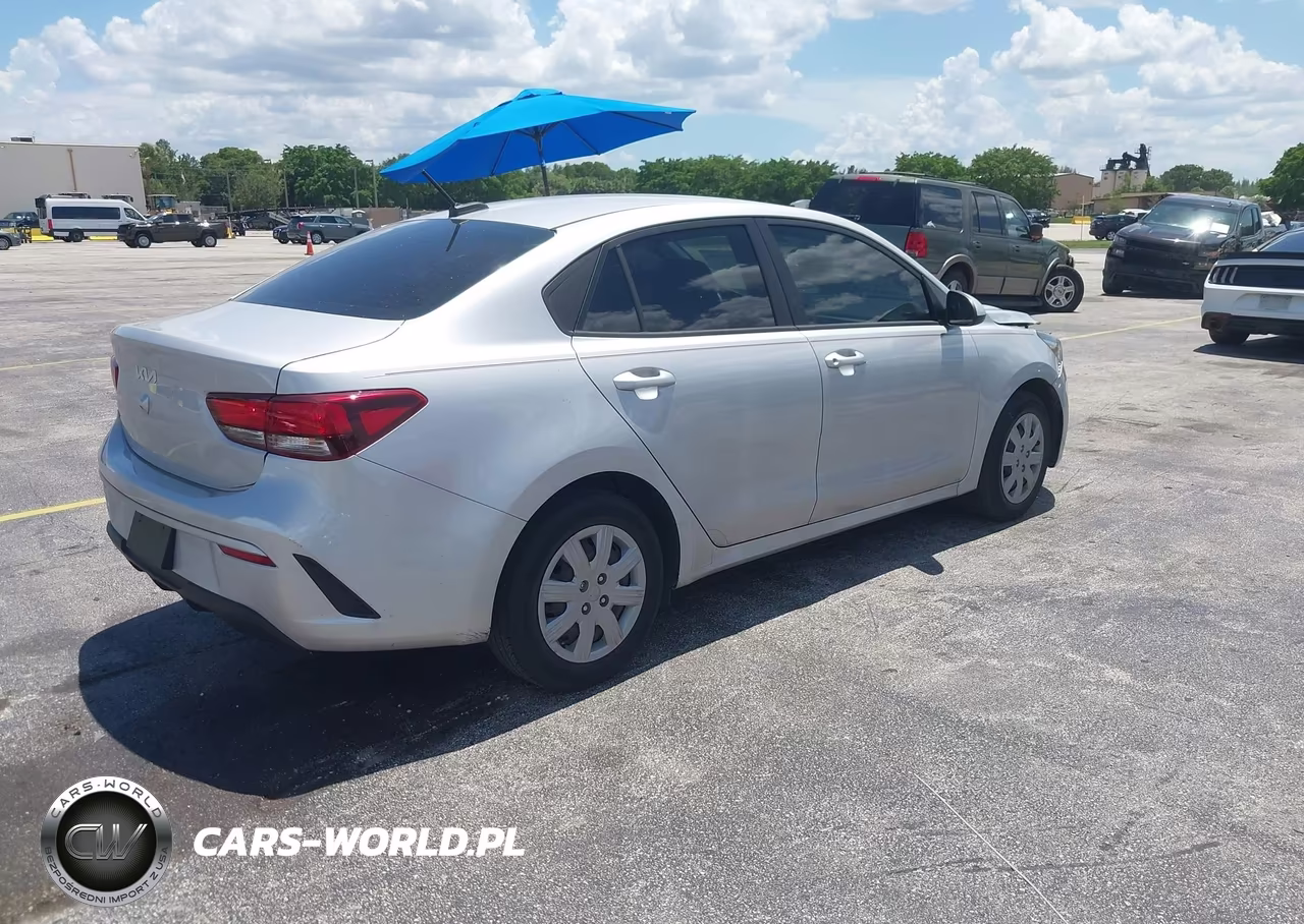 2022 Kia Rio Lx VIN:3KPA24AD1NE465909 - 4