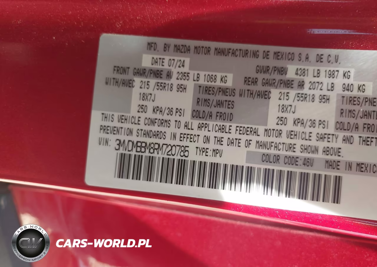 2024 Mazda Cx-30 2.5 S Select Sport VIN:3MVDMBBM8RM720785 - 9