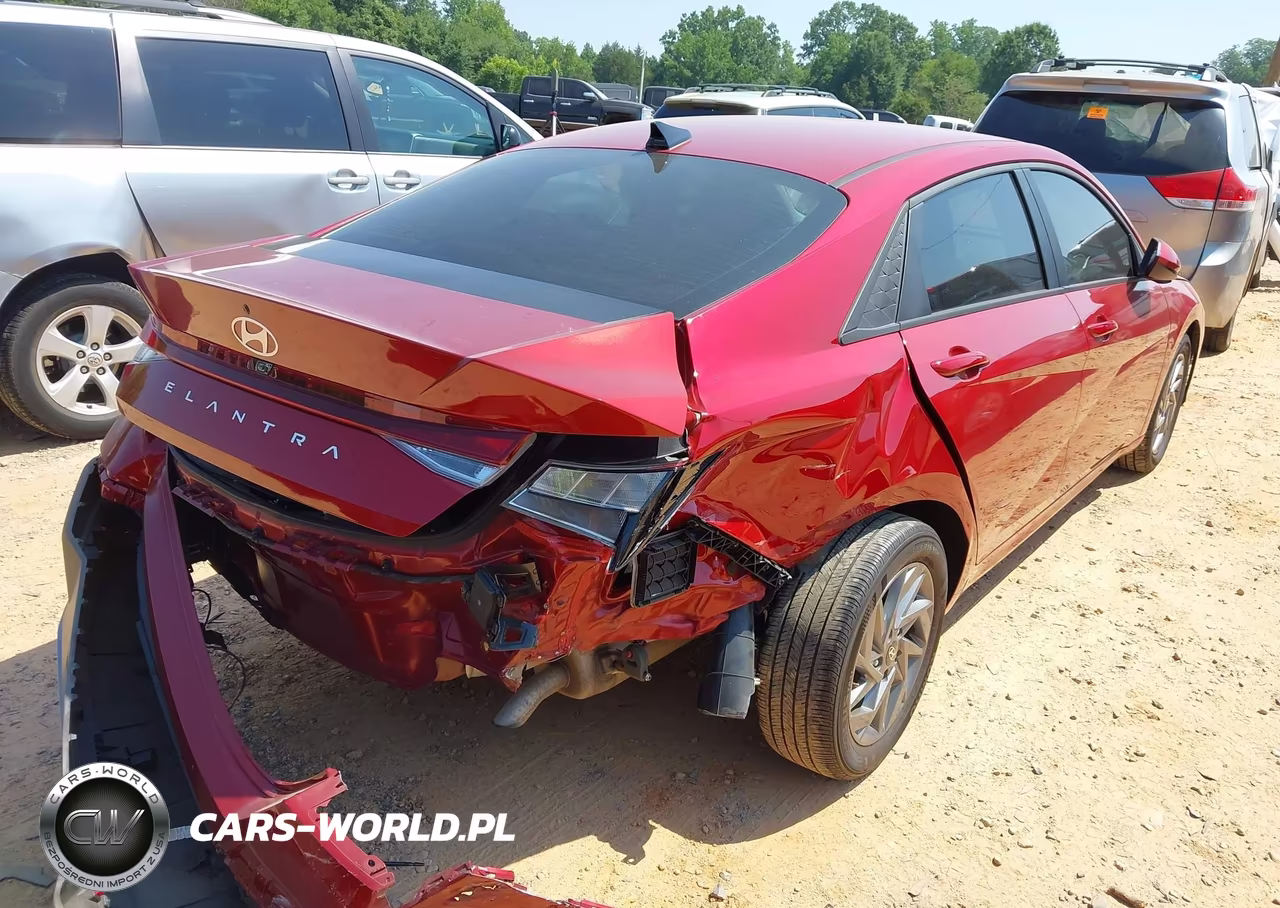 2024 Hyundai Elantra Sel VIN:KMHLM4DG1RU804115 - 4