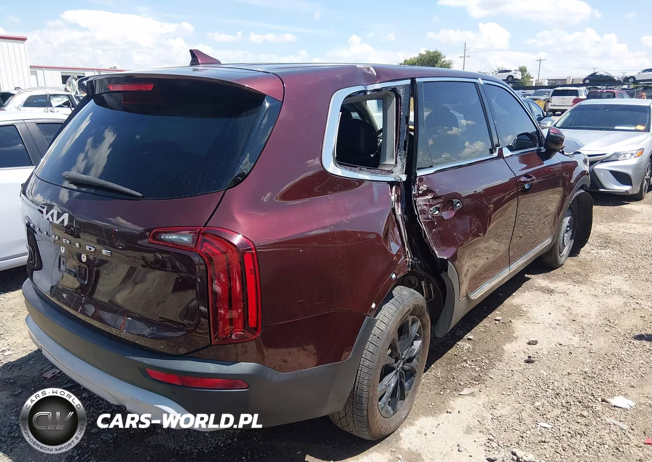 2022 Kia Telluride Lx VIN:5XYP2DHC3NG203805 - 4