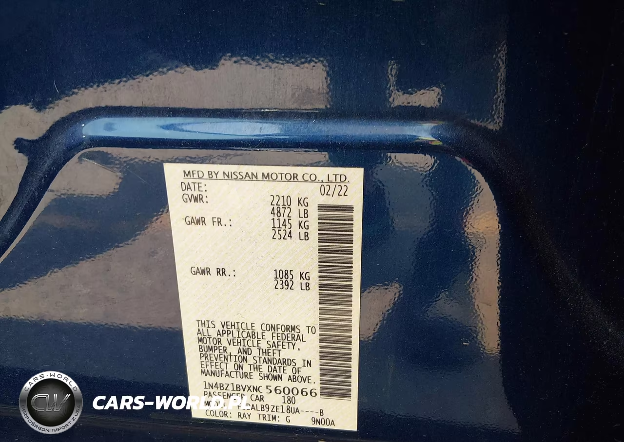 2022 Nissan Leaf S Plus 62 Kwh VIN:1N4BZ1BVXNC560066 - 9