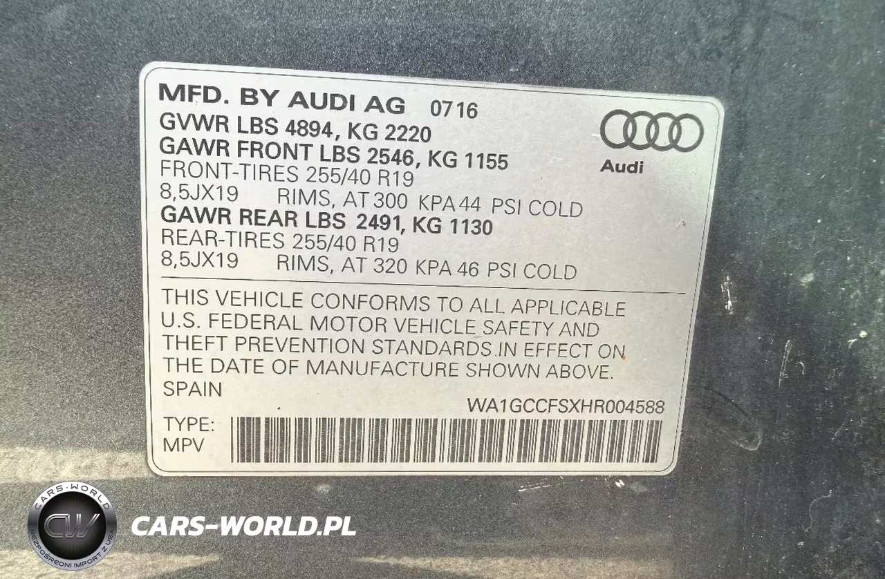 2017 Audi Q3 2.0T Premium VIN:WA1GCCFSXHR004588 - 9