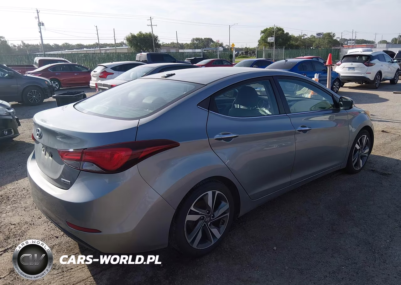 2015 Hyundai Elantra Limited VIN:KMHDH4AE2FU364879 - 4
